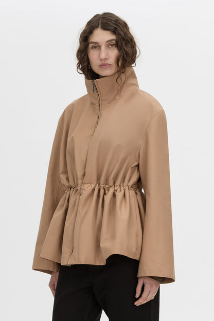 Camilla & Marc | Devon Soft Gathered Anorak - Rosewood