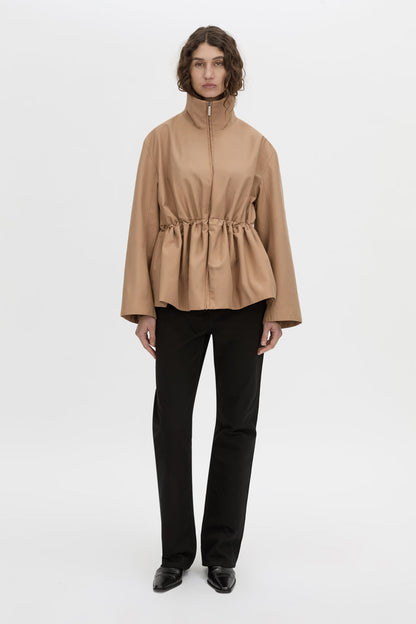 Camilla & Marc | Devon Soft Gathered Anorak - Rosewood
