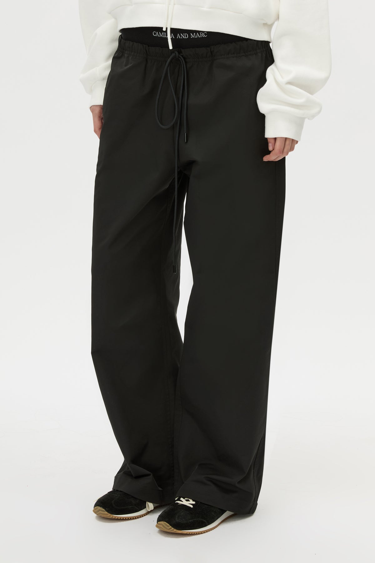 Camilla & Marc | Dia Elastic Detail Pant - Black