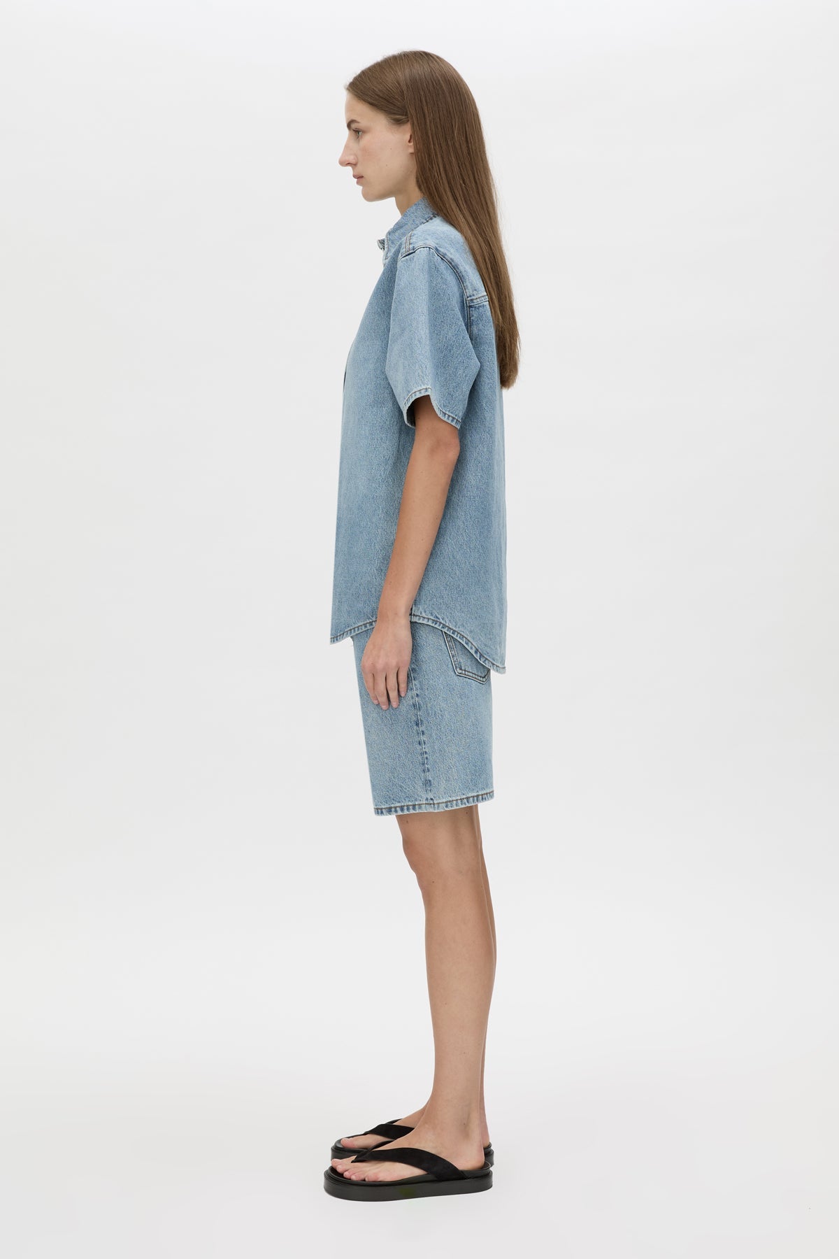 Camilla and Marc | Diego Denim Shirt - Light Vintage Blue