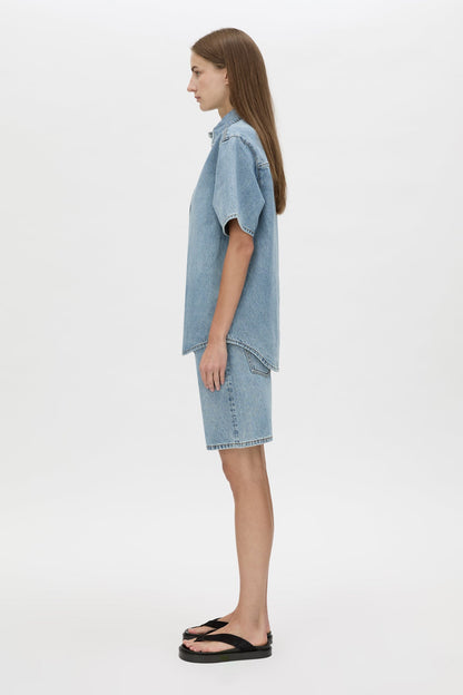 Camilla and Marc | Diego Denim Shirt - Light Vintage Blue