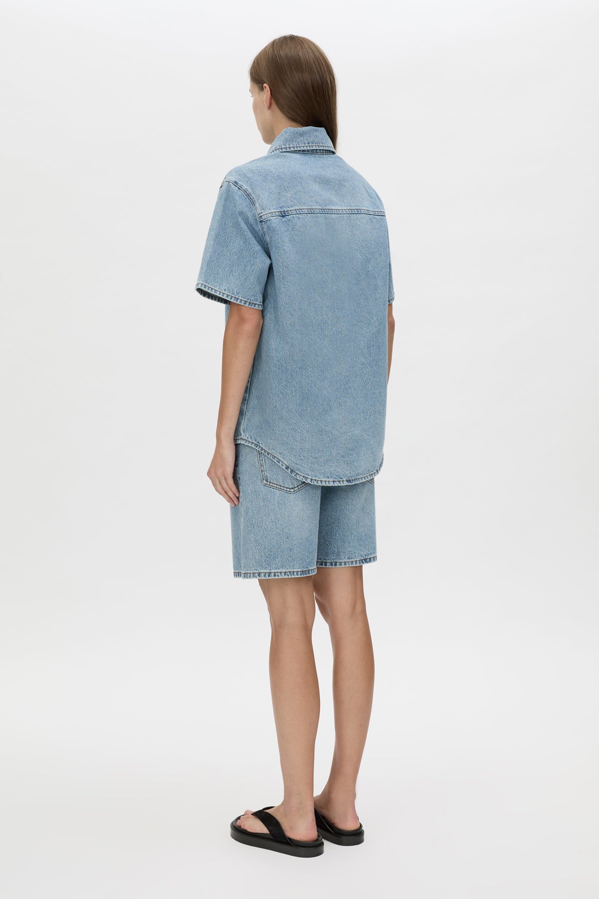 Camilla and Marc | Diego Denim Shirt - Light Vintage Blue