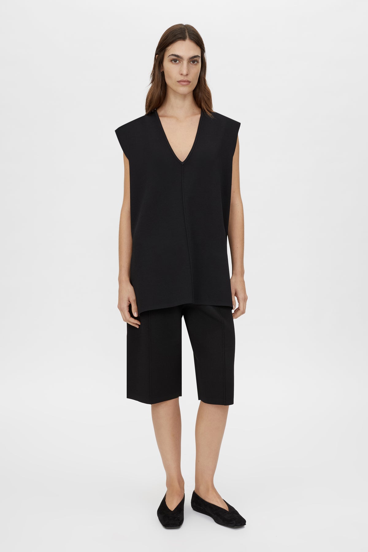 Camilla and Marc | Donatello Knit Vest - Black