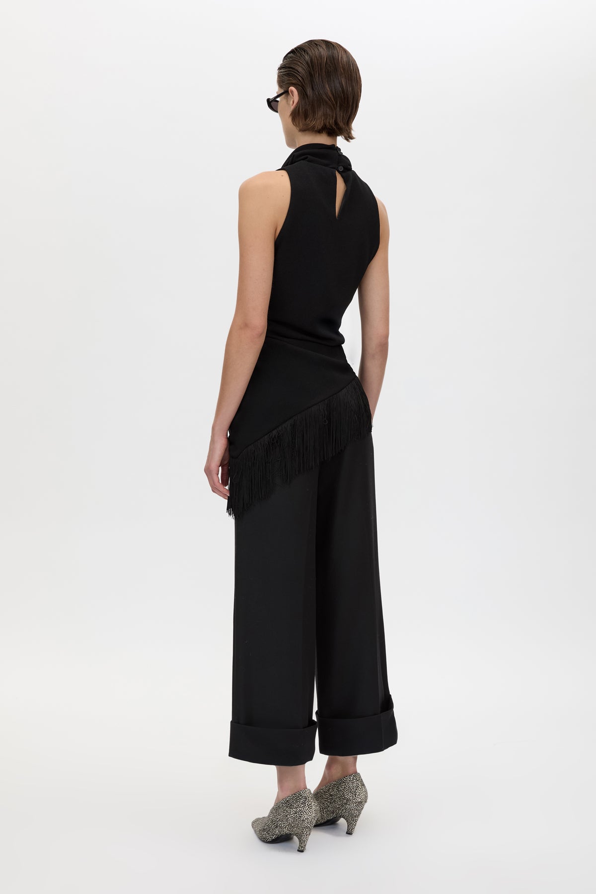 Camilla & Marc | Dune Fringe Top - Black