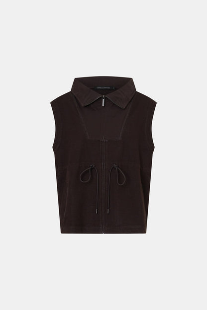Camilla & Marc | Eira Heavy Jersey Vest - Hickory