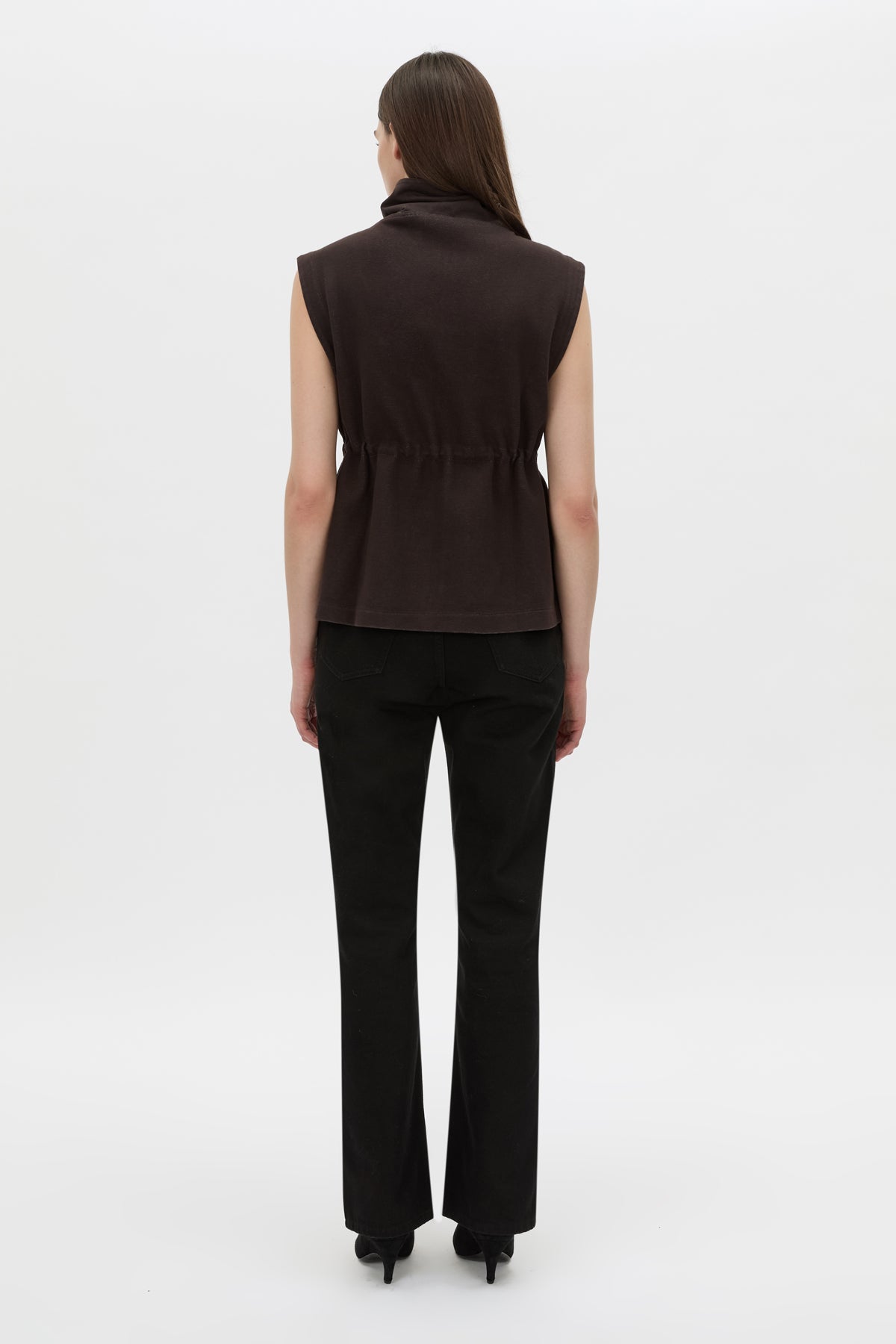 Camilla & Marc | Eira Heavy Jersey Vest - Hickory