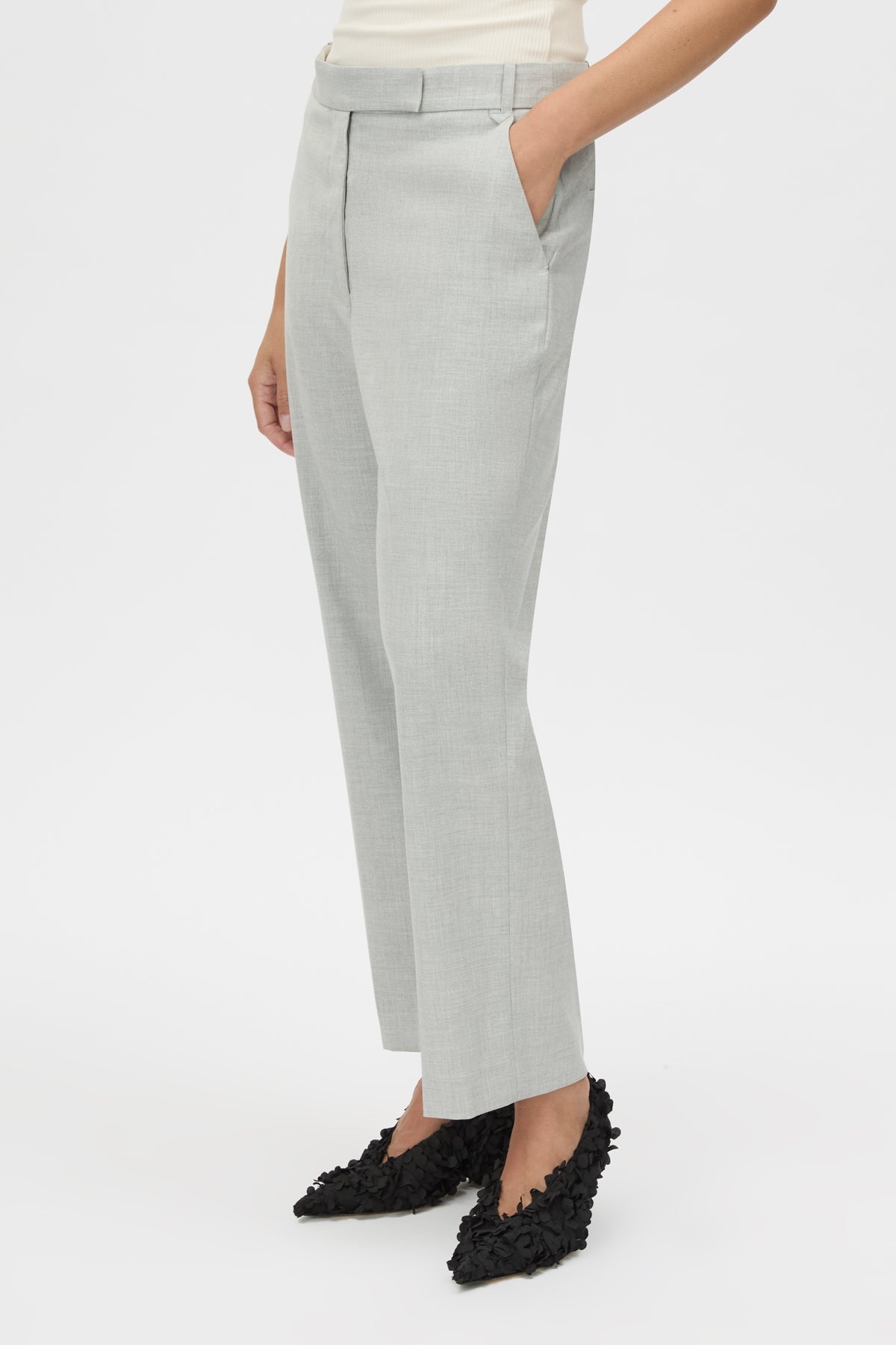 Camilla and Marc | Eldh Pant - Light Grey Marle