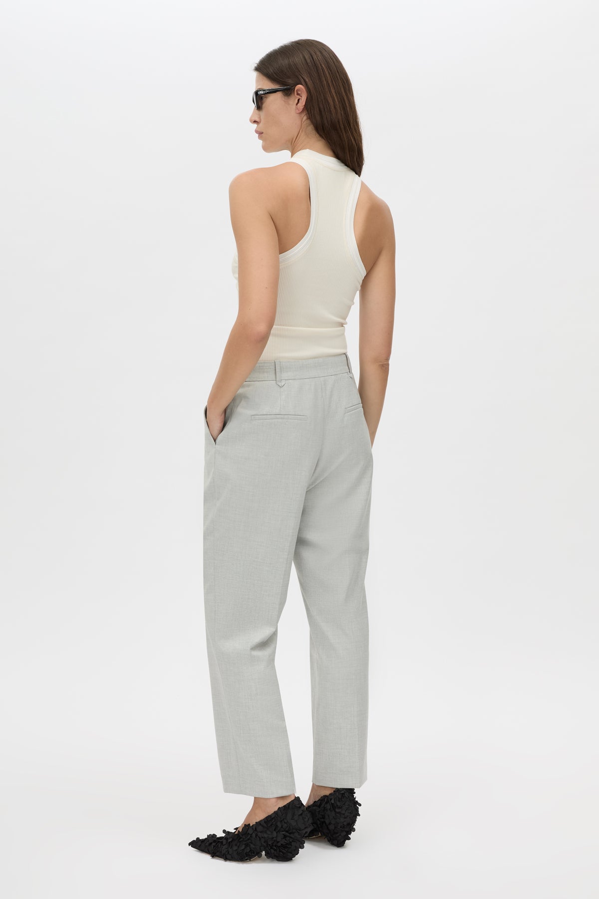 Camilla and Marc | Eldh Pant - Light Grey Marle