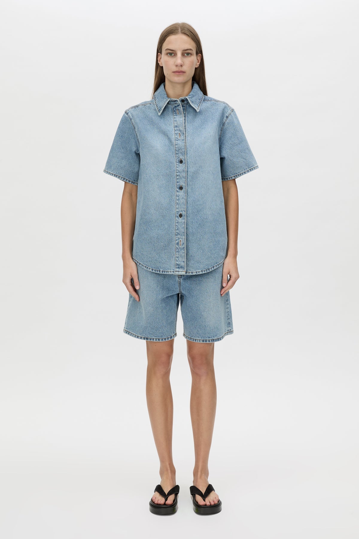 Camilla and Marc | Ezra Denim Short - Light Vintage Blue