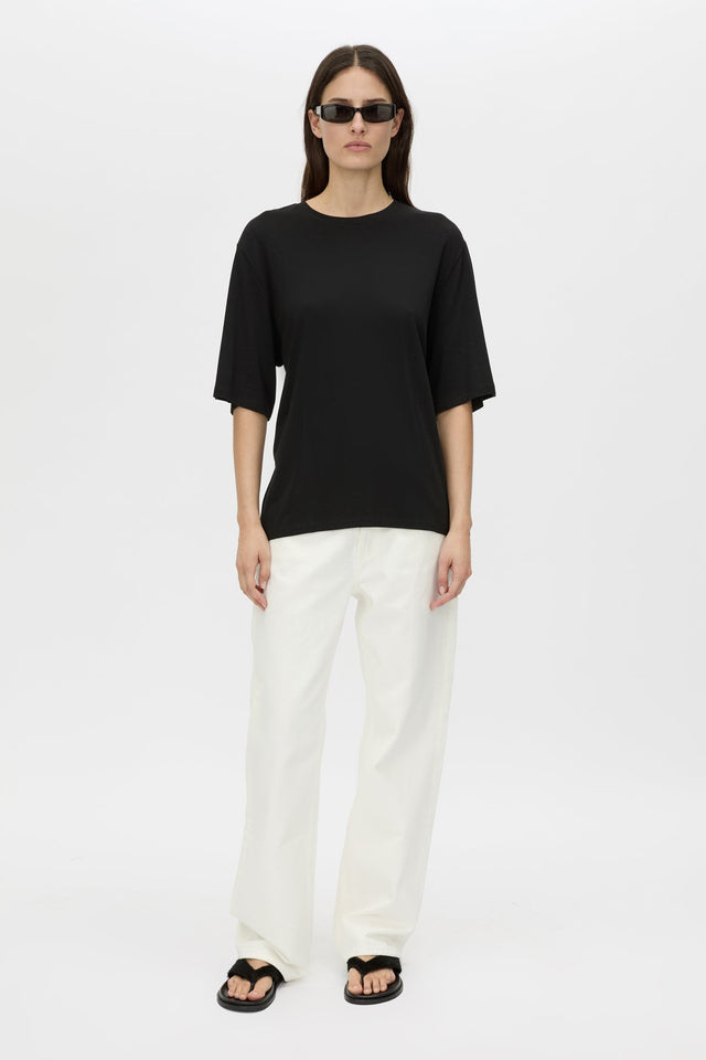 Camilla and Marc | Felton Draped Back Tee - Black