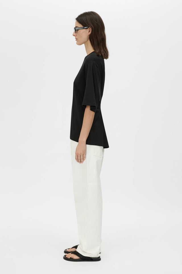 Camilla and Marc | Felton Draped Back Tee - Black