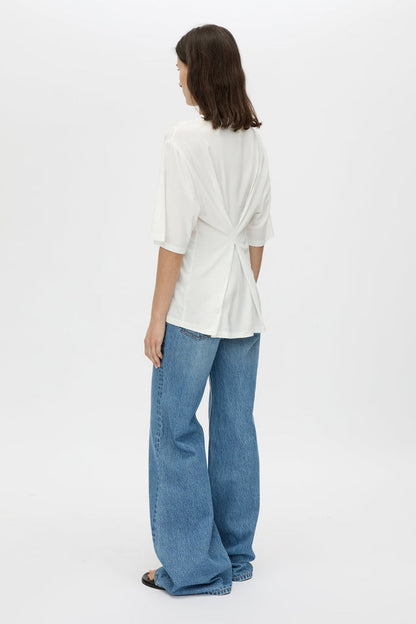 Camilla and Marc | Felton Draped Back Tee - Soft White