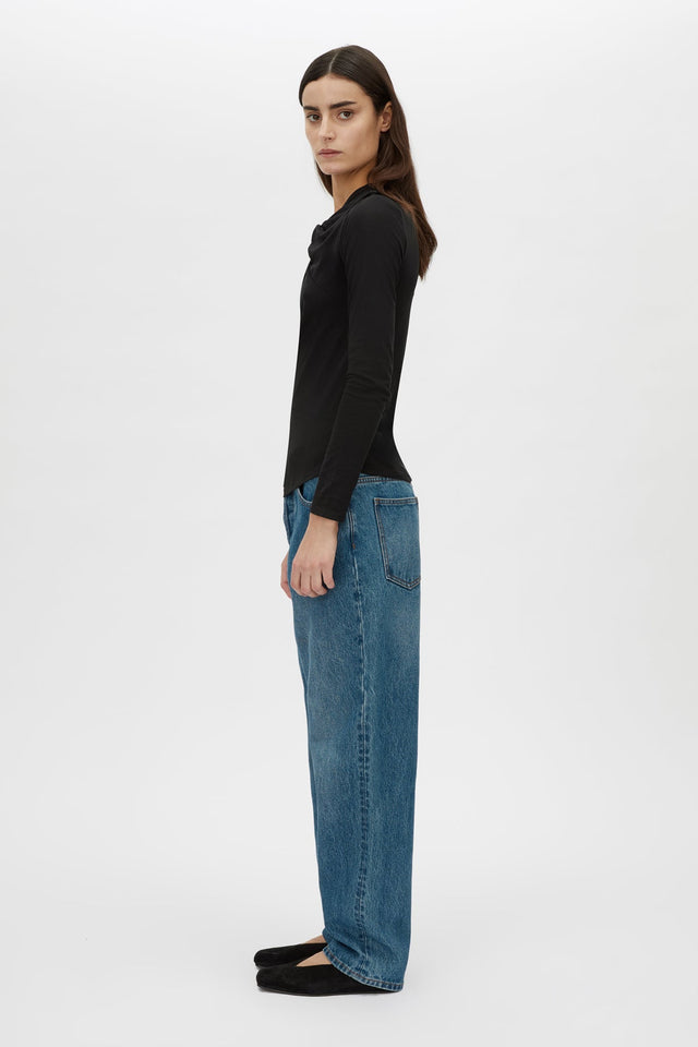 Camilla and Marc | Felton Knot Long Sleeve Tee - Black