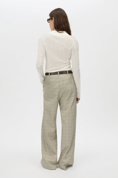 Camilla & Marc | Cassa Check Pant - Taupe Check