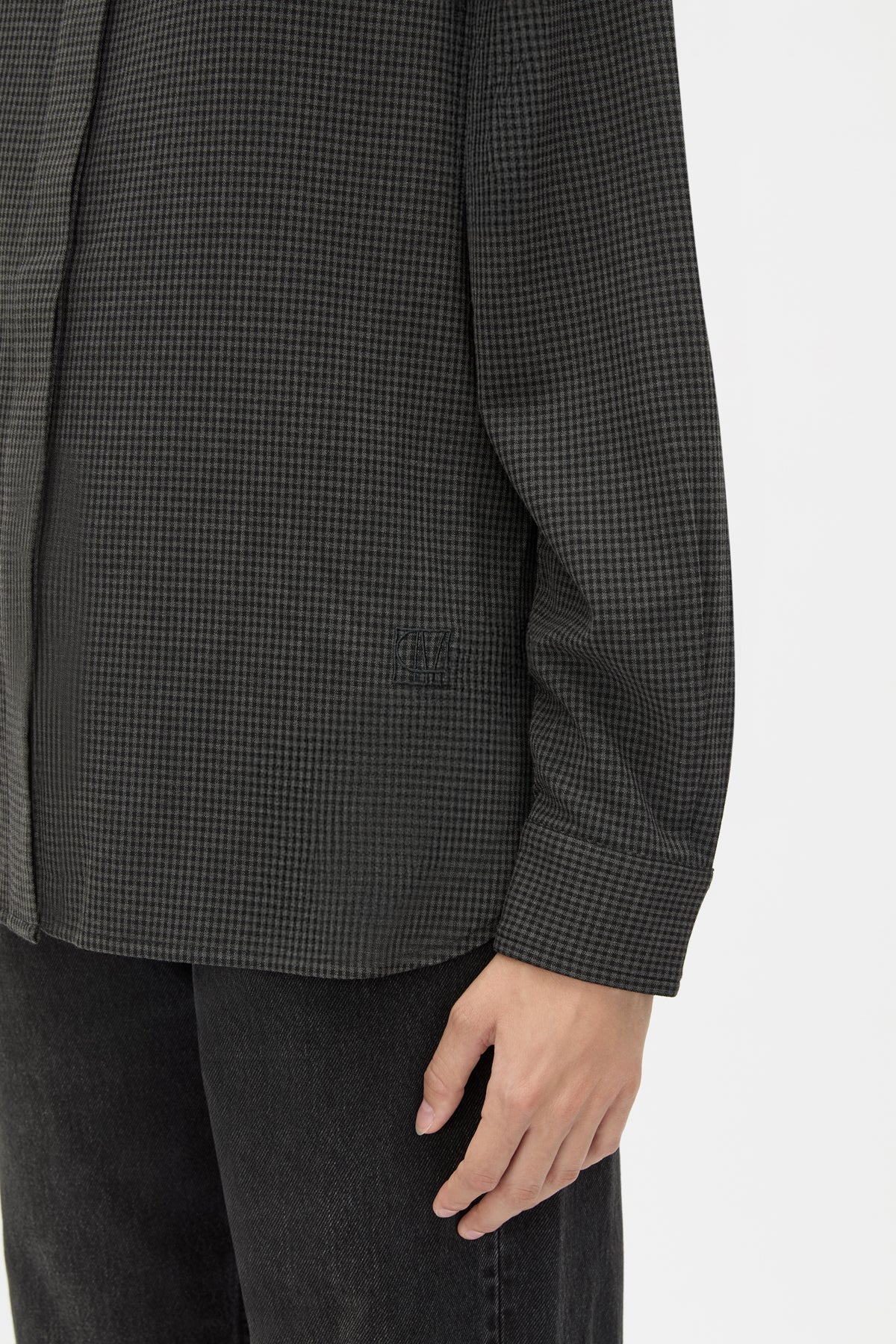 Camilla and Marc | Genre Gingham Shirt - Steel