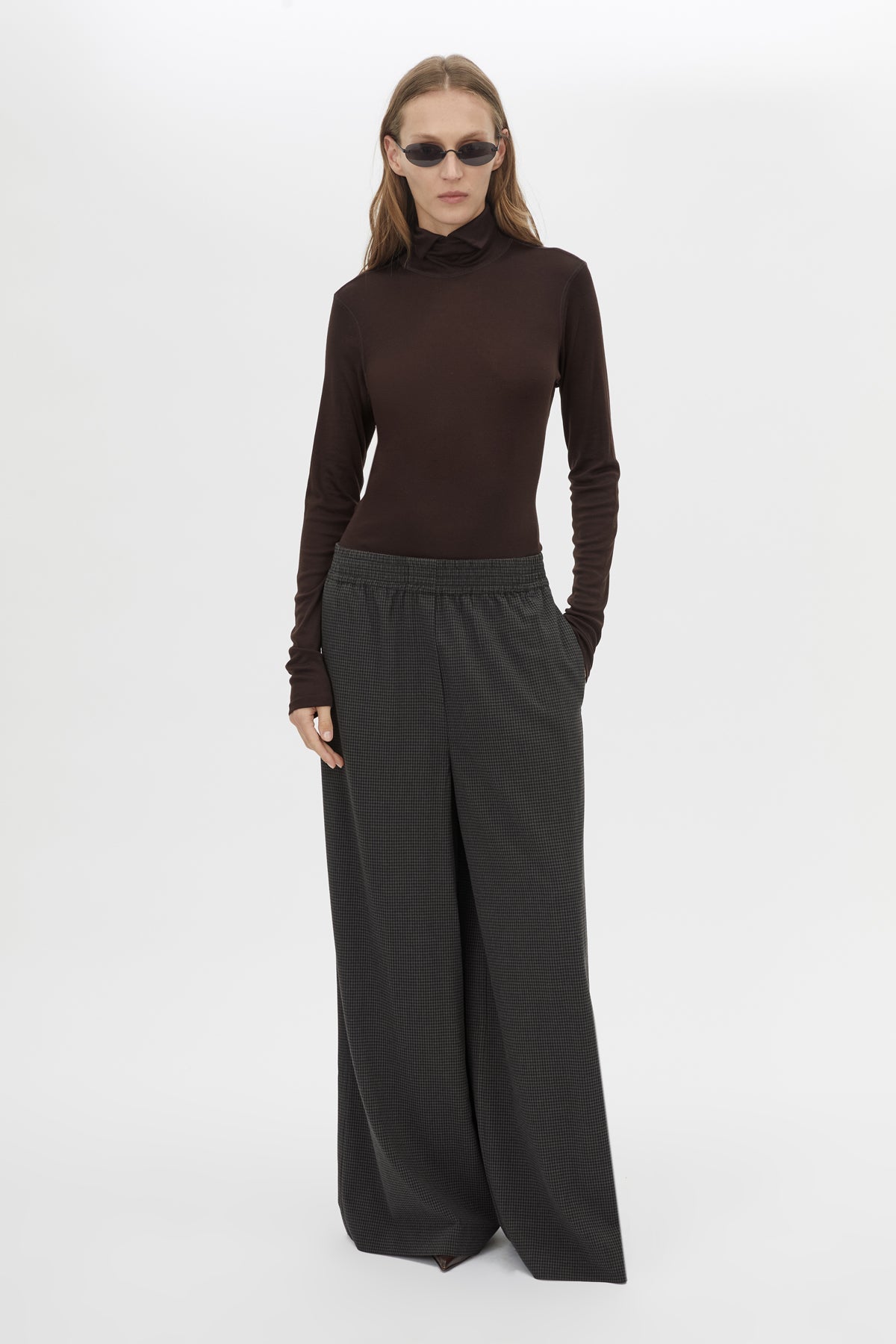 Camilla and Marc | Genre Gingham Pant - Steel