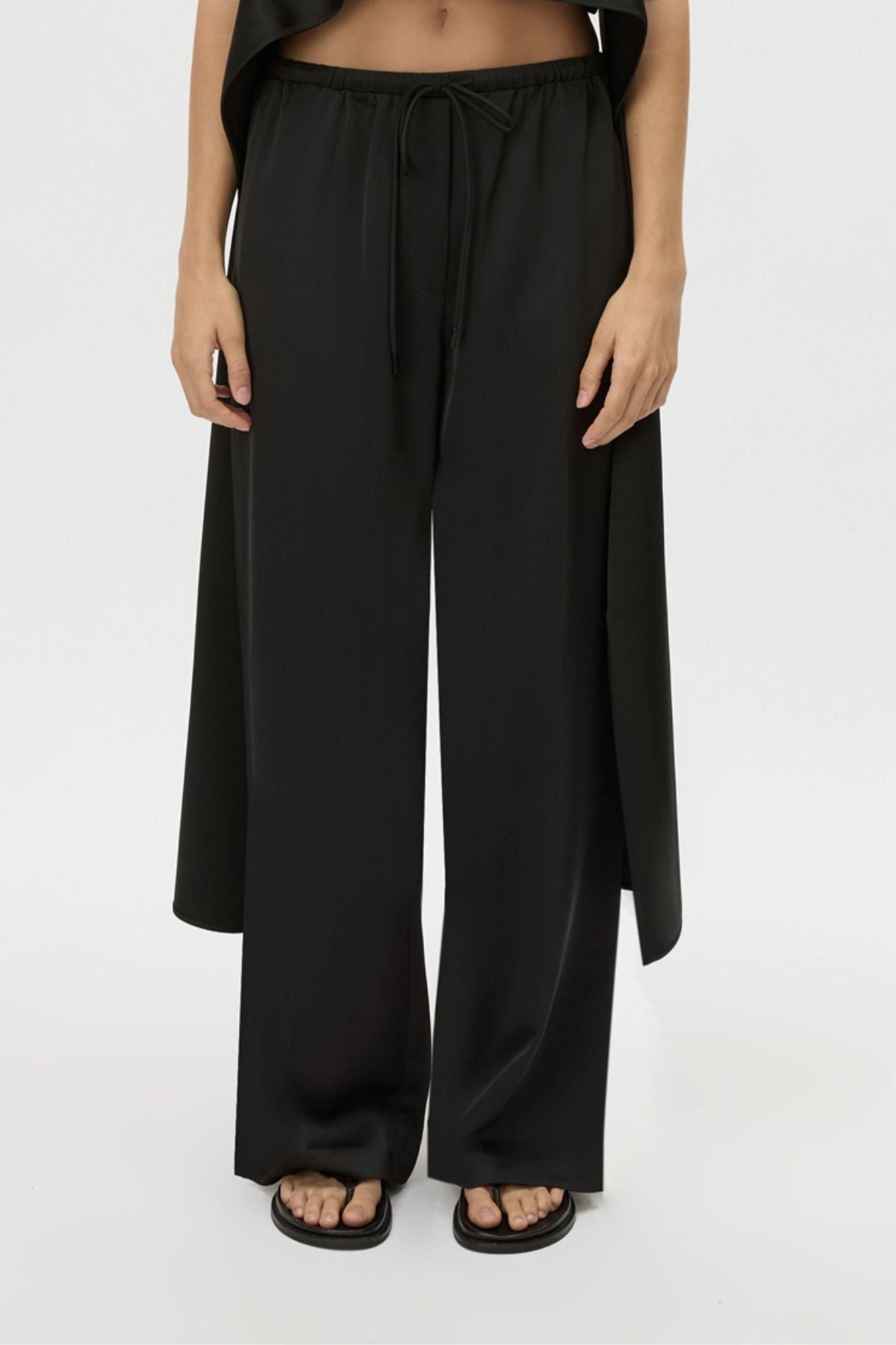 Camilla & Marc | Ground Satin Pant - Black