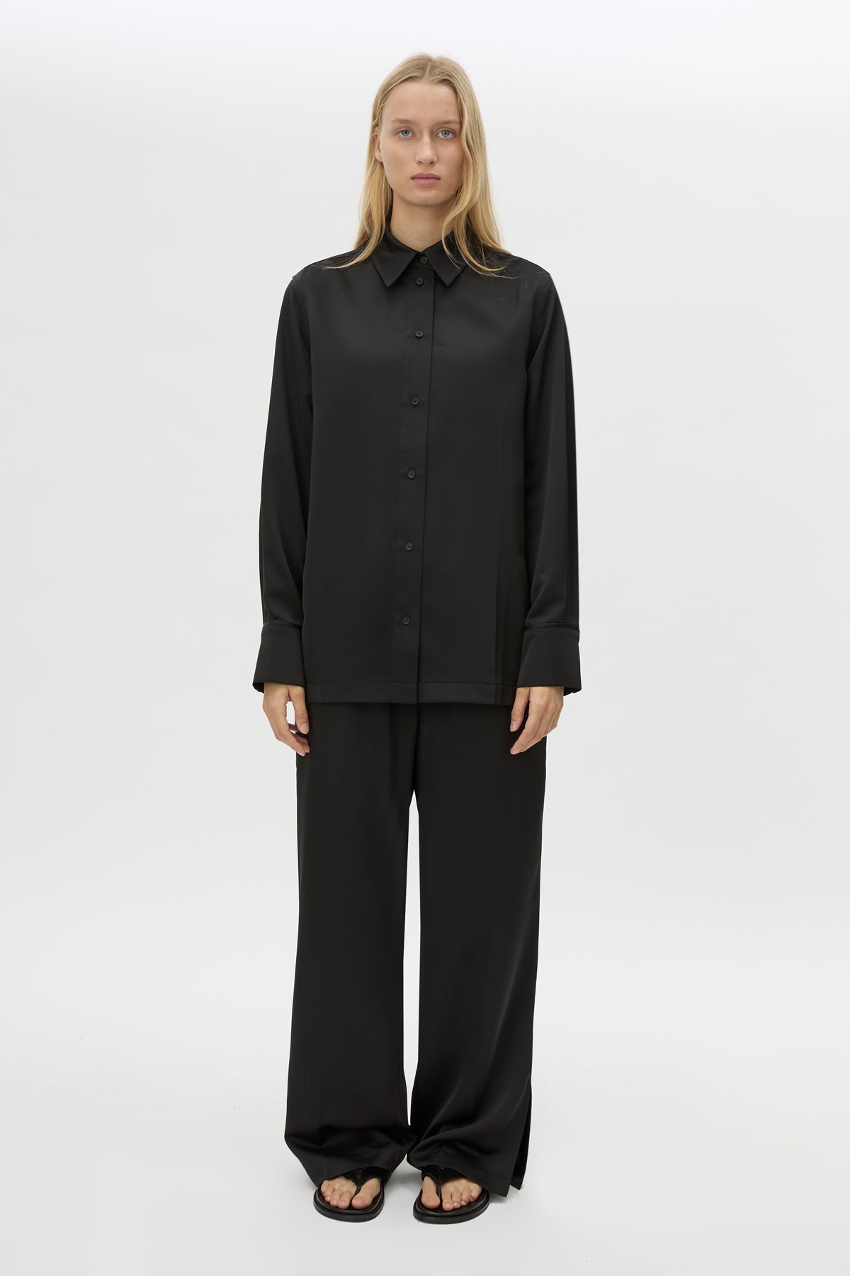 Camilla & Marc | Ground Satin Pant - Black