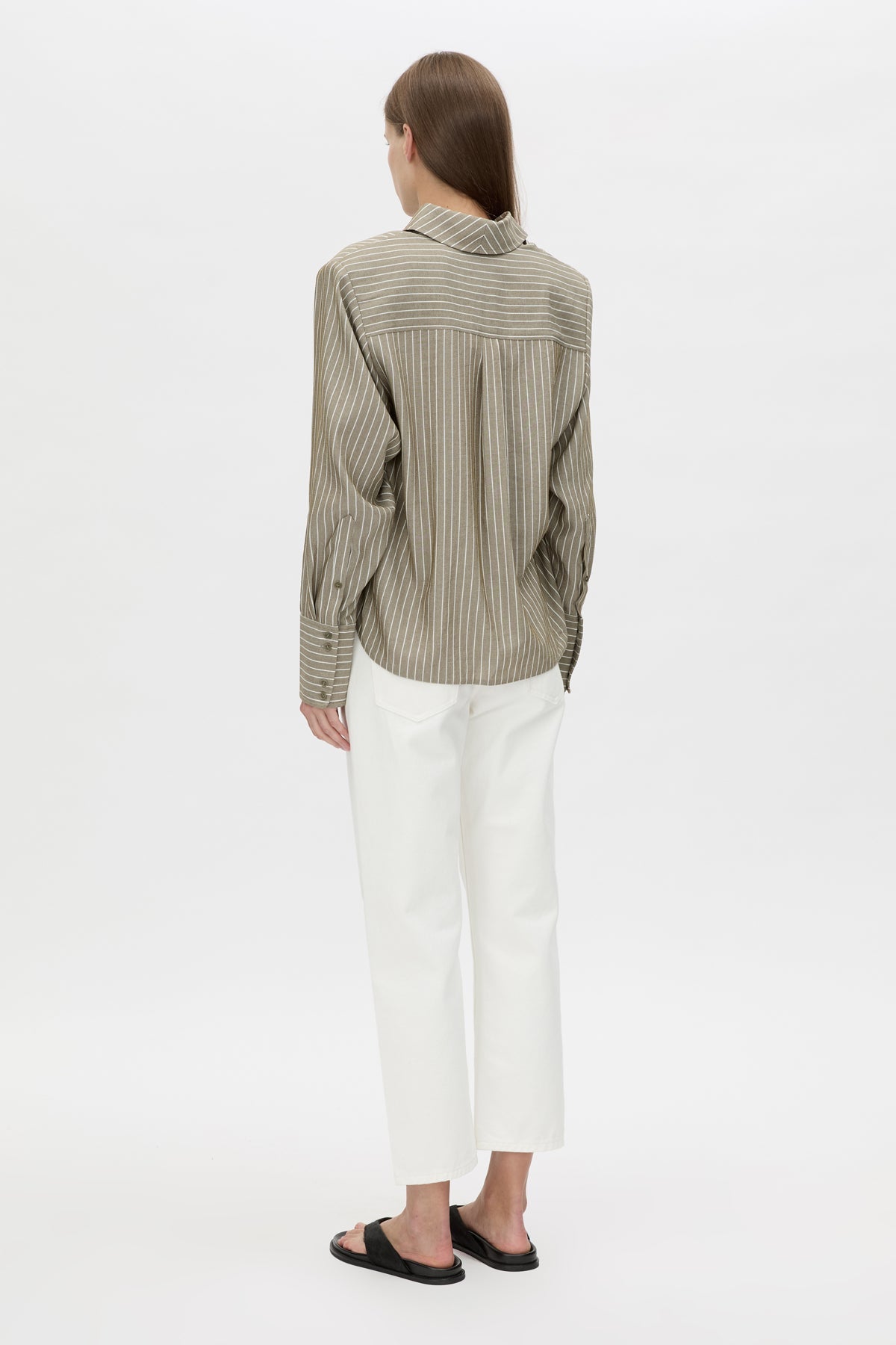 Camilla and Marc | Illias Shirt - Ash Stripe