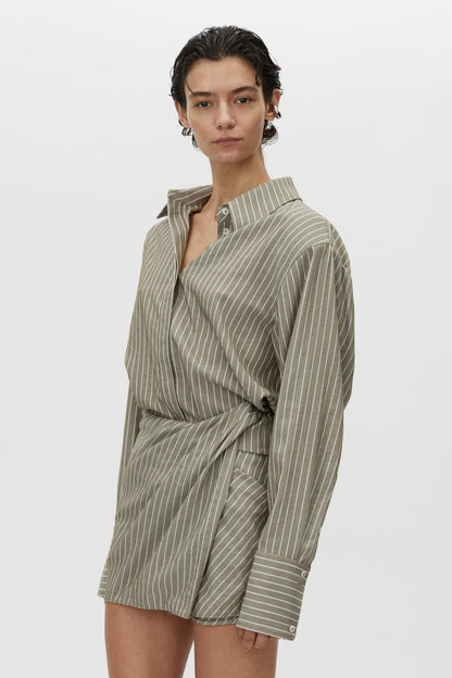 Camilla and Marc | Illias Skirt - Ash Stripe