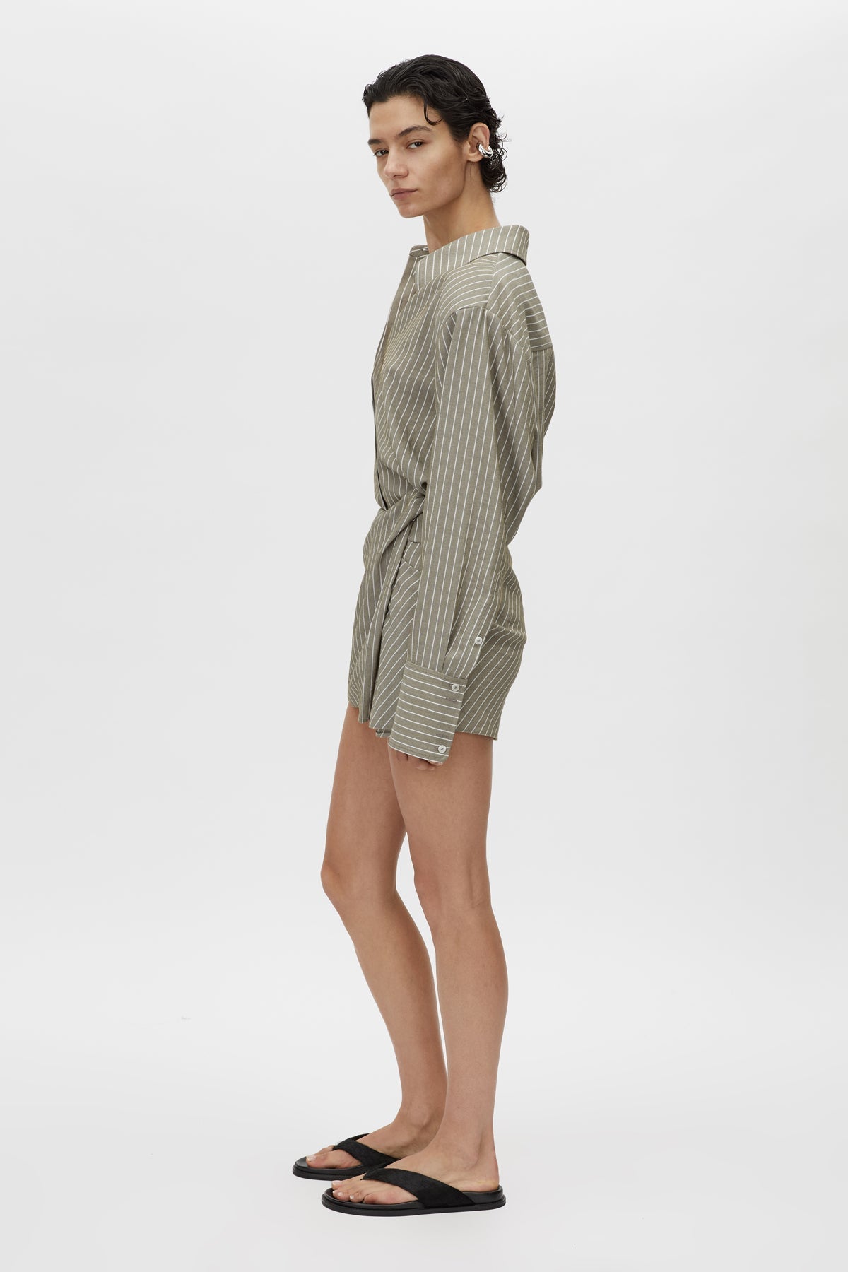 Camilla and Marc | Illias Skirt - Ash Stripe