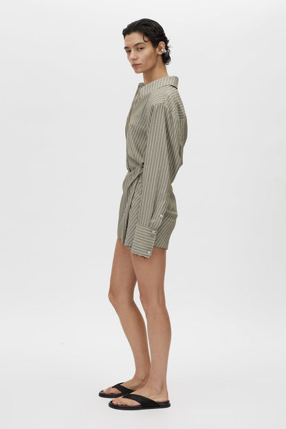 Camilla and Marc | Illias Skirt - Ash Stripe