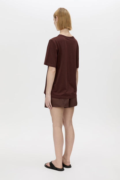 Camilla and Marc | Janice Logo Tee - Chocolate