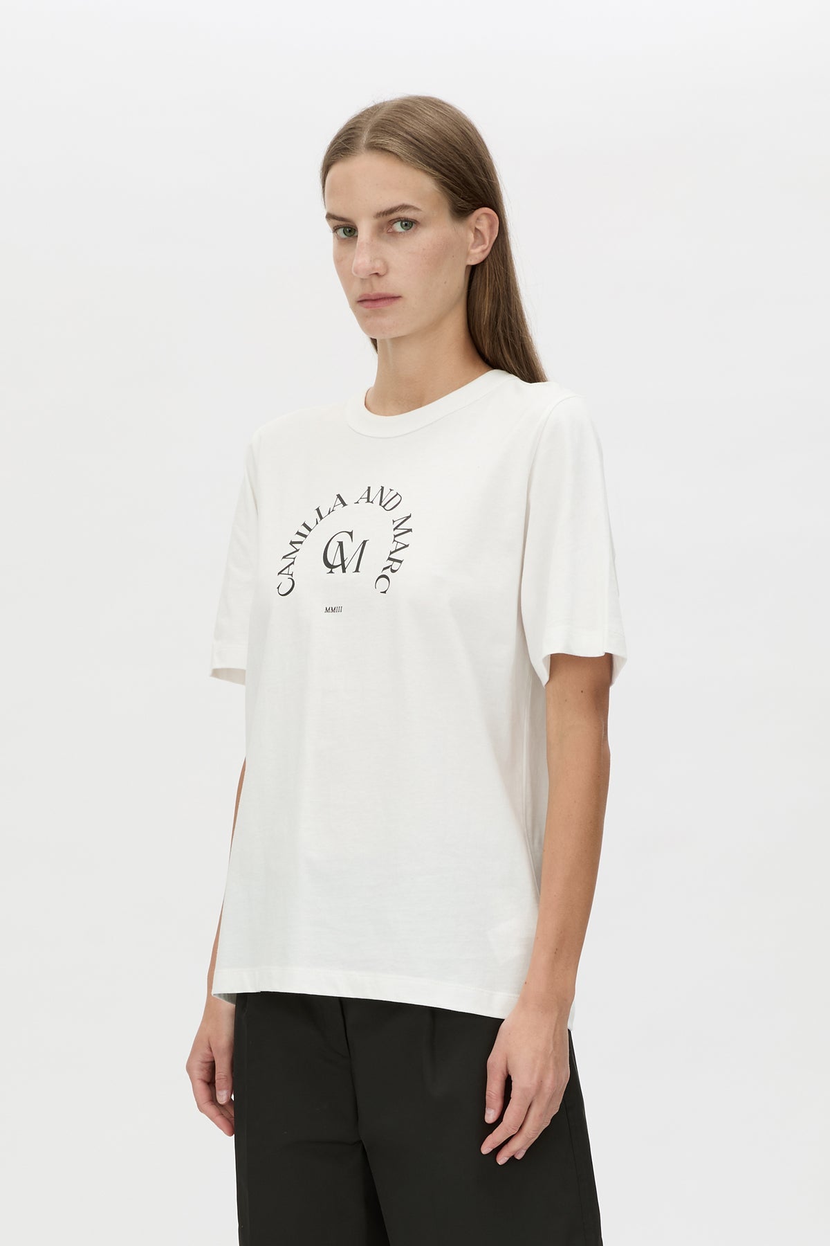 Camilla and Marc | Karine Graphic Tee - Soft White