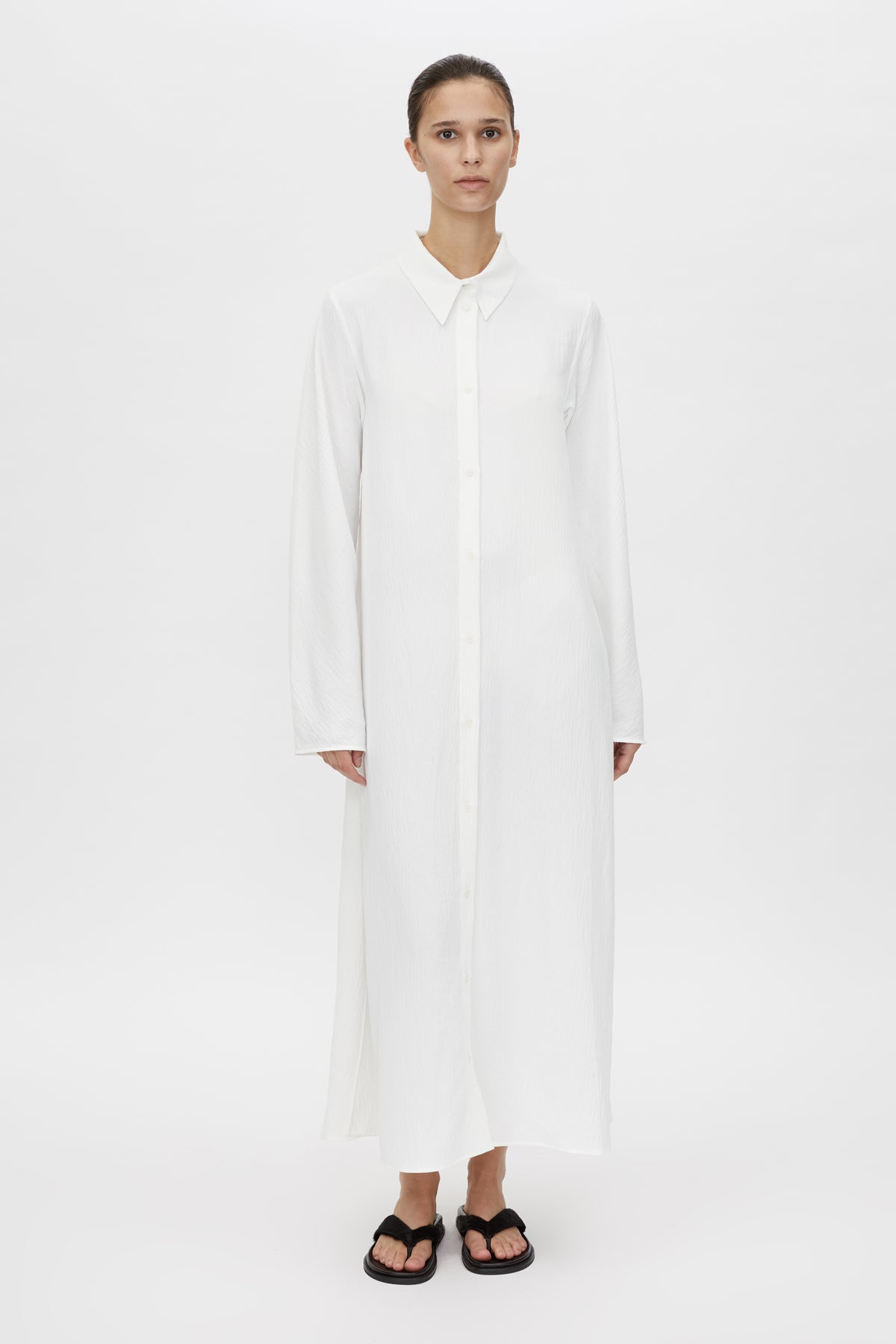 camilla and marc white shirt dress CAMILLA AND MARC Marcelo Striped Shirt Dress