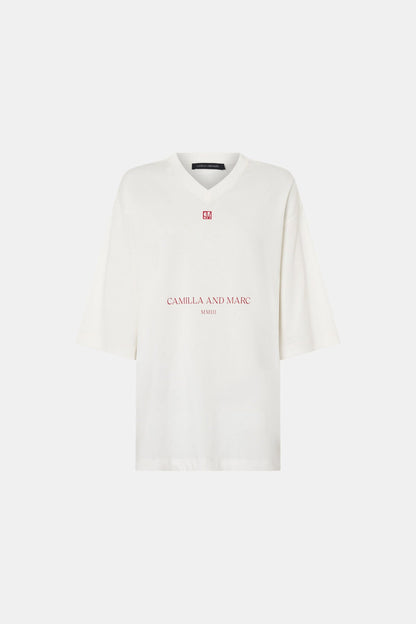 Camilla & Marc | Larissa Logo Tee - Soft White