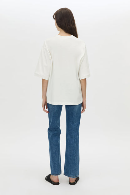 Camilla & Marc | Larissa Logo Tee - Soft White
