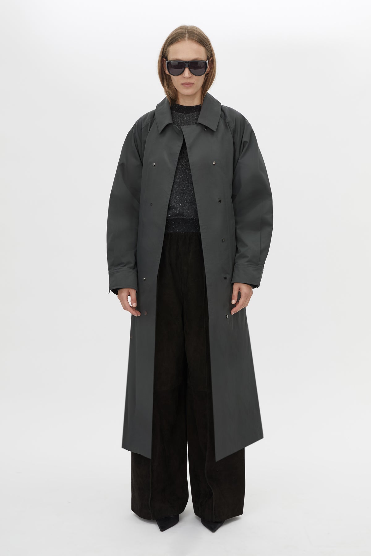 Camilla and Marc | Mahdavi Trench - Charcoal