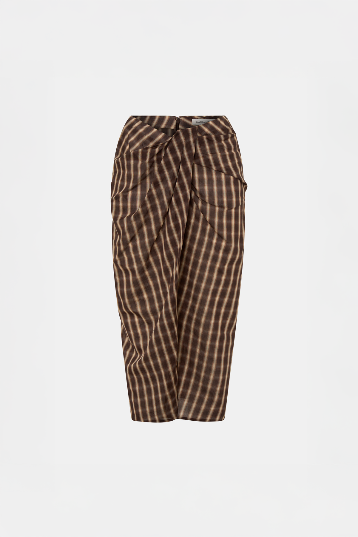 Camilla & Marc | Mannix Midi Skirt - Chocolate Check