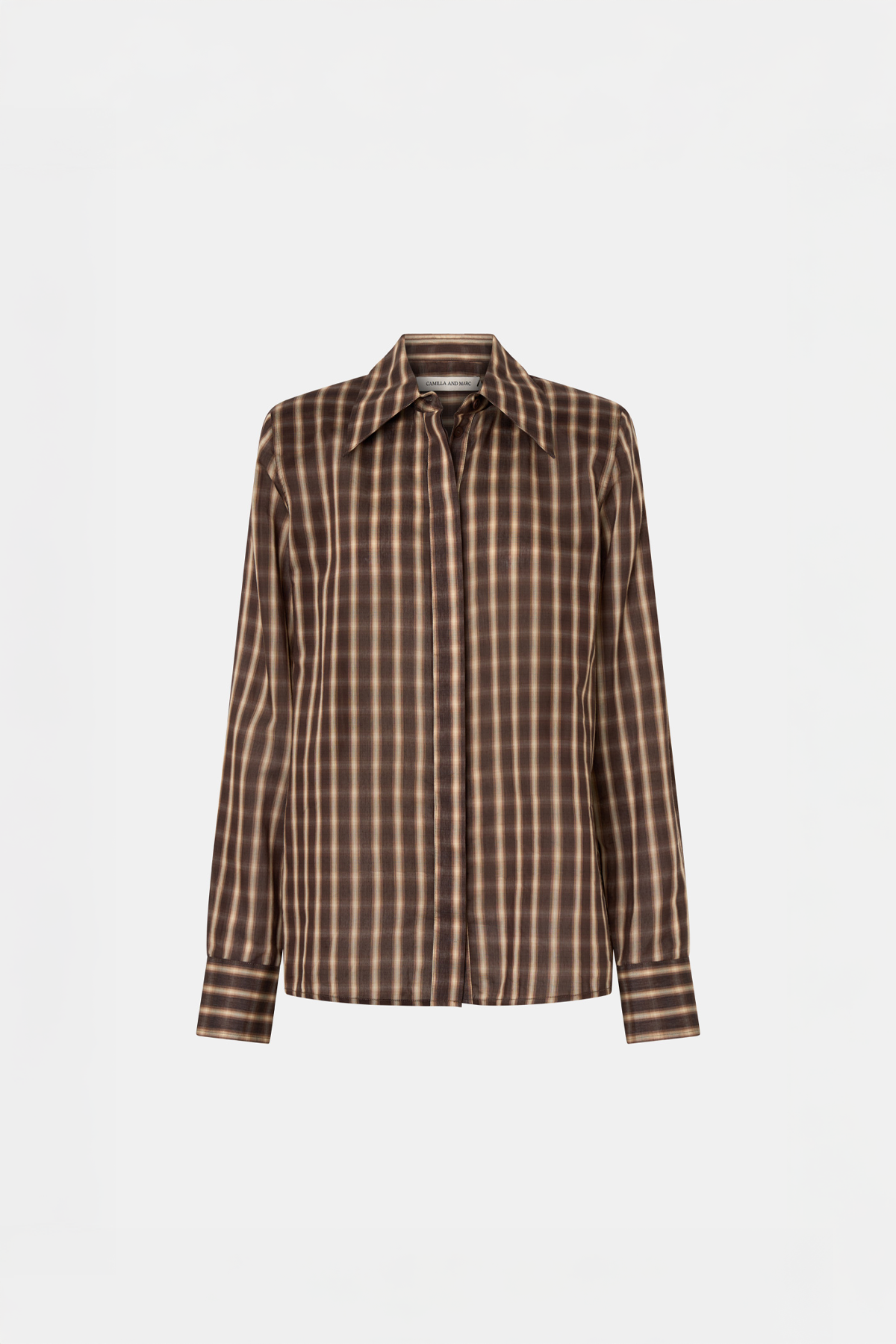 Camilla & Marc | Mannix Shirt - Chocolate Check