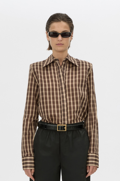 Camilla & Marc | Mannix Shirt - Chocolate Check
