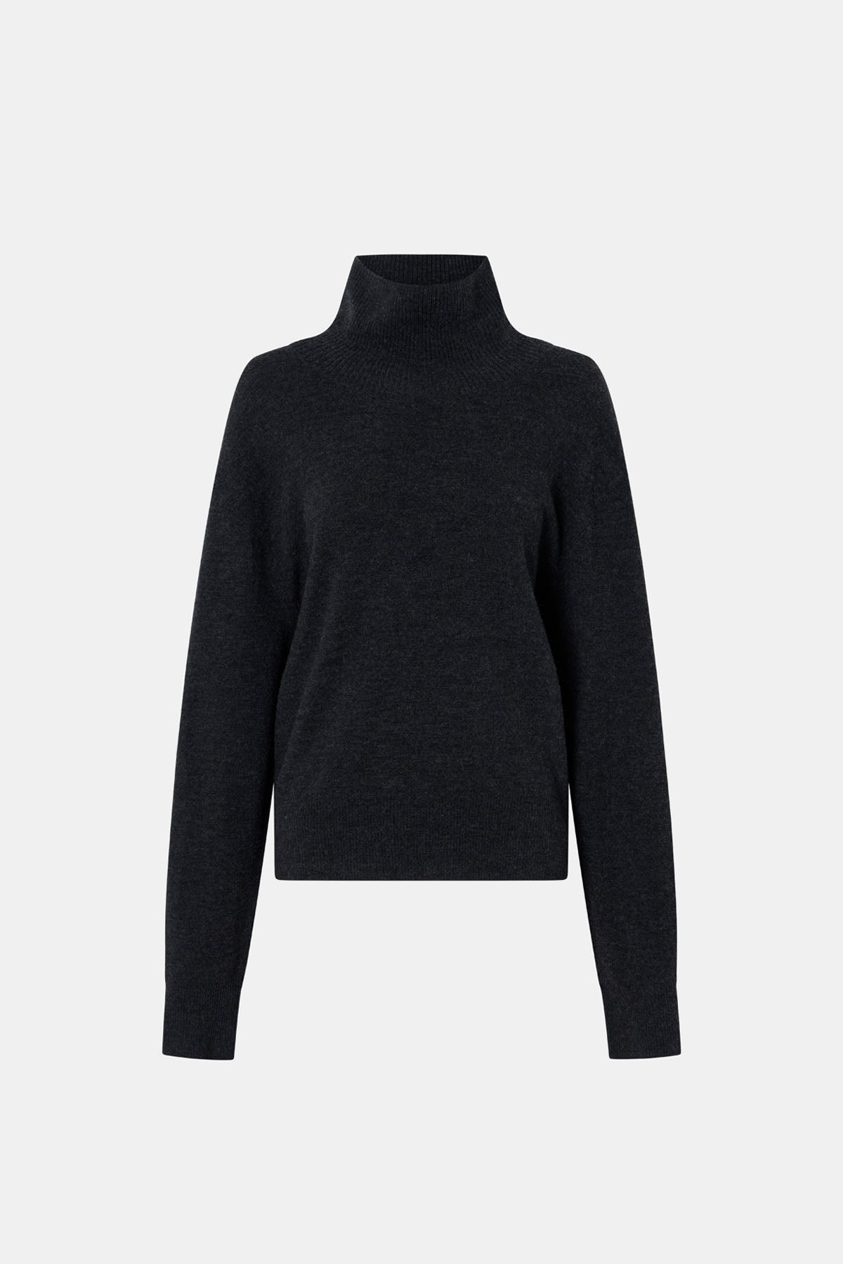Camilla & Marc | Margot Turtleneck Knit Sweater - Charcoal