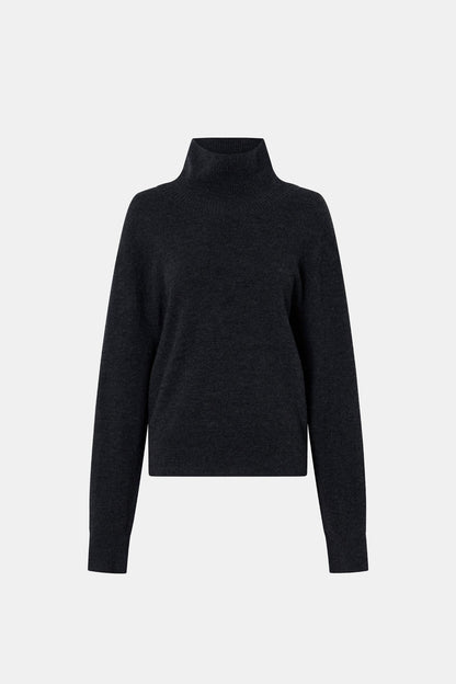 Camilla & Marc | Margot Turtleneck Knit Sweater - Charcoal