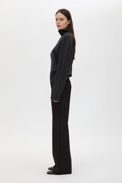 Camilla & Marc | Margot Turtleneck Knit Sweater - Charcoal