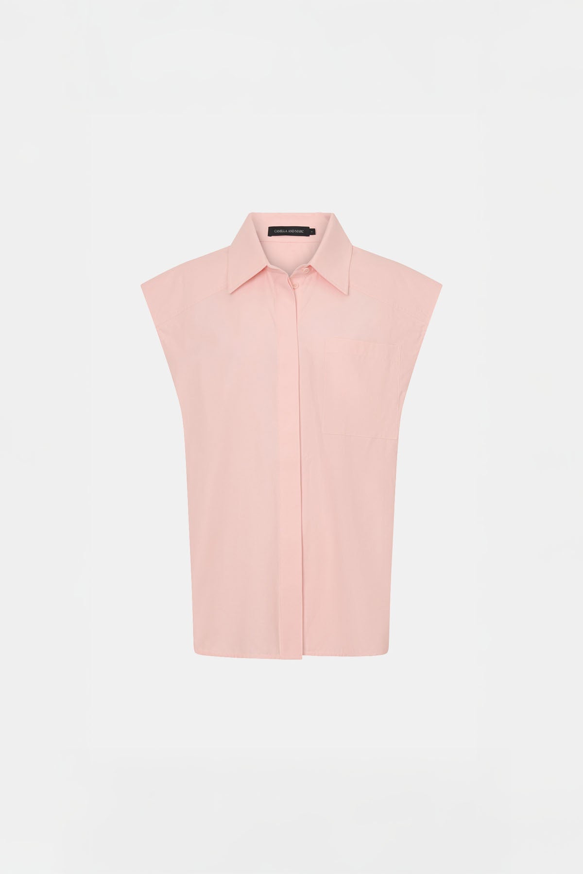 Camilla and Marc | Milo Sleeveless Shirt - Pink Salt
