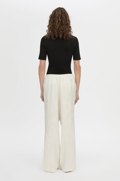 Camilla & Marc | Naidee Satin Relaxed Pant - Ivory