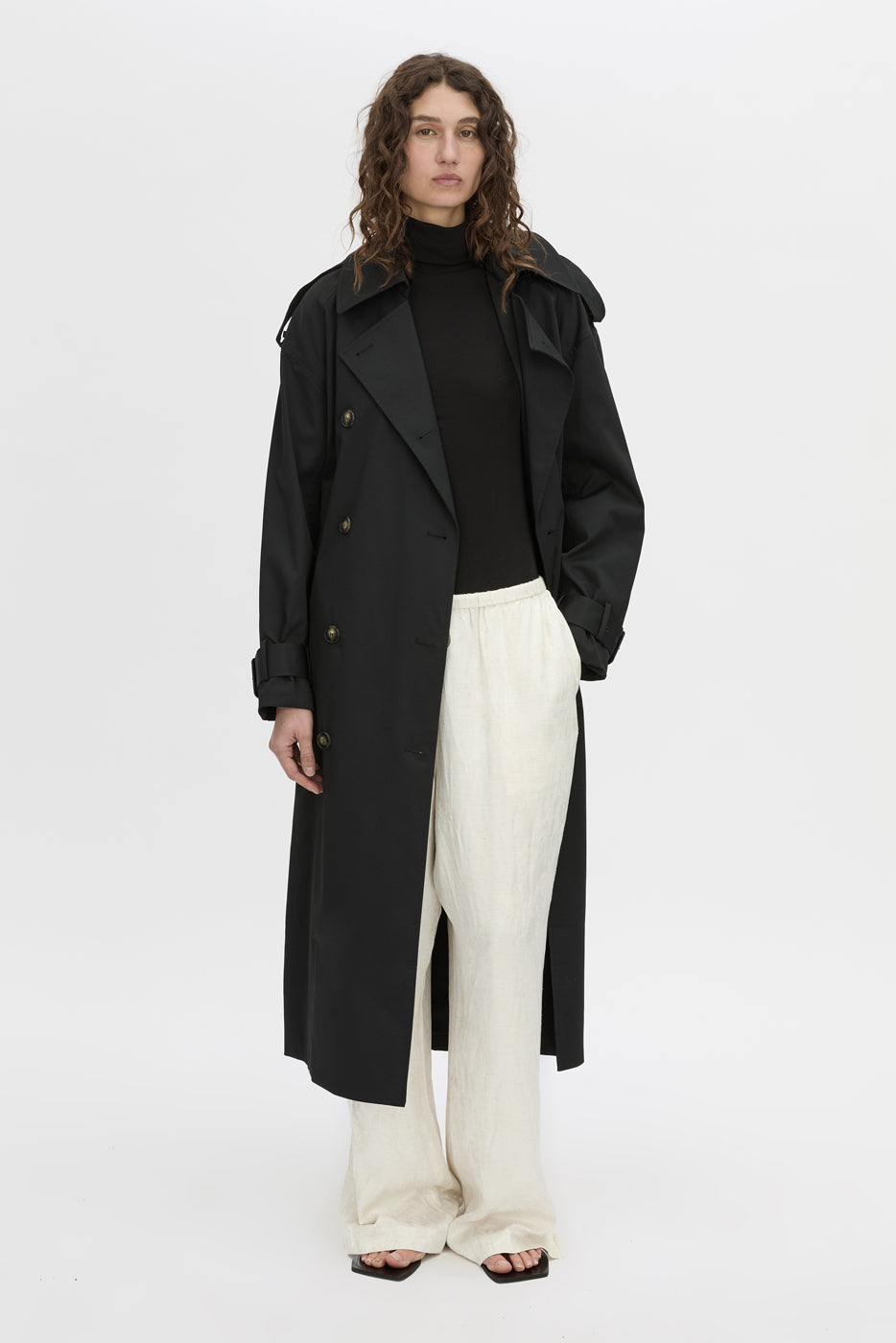 Camilla & Marc | Naidee Satin Relaxed Pant - Ivory