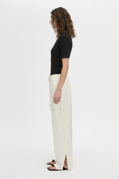 Camilla & Marc | Naidee Satin Relaxed Pant - Ivory