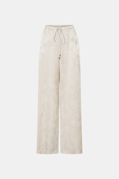 Camilla & Marc | Naidee Satin Relaxed Pant - Ivory