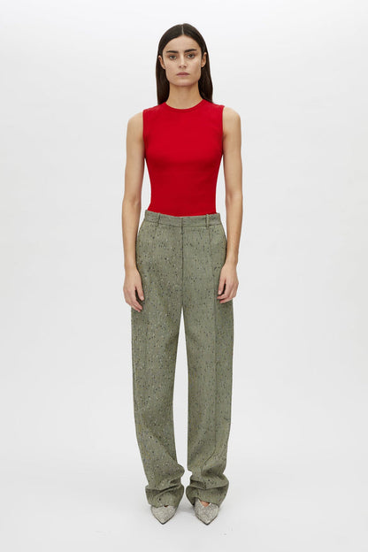 Camilla and Marc | Nora Crew Tank - Ruby Red