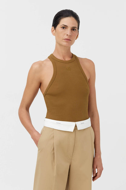 Camilla and Marc | Nora Rib Top - Sahara