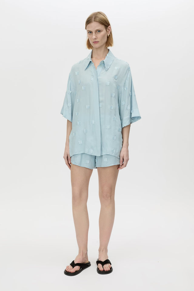 Camilla and Marc | Ottilie 2.0 Short Sleeve - Soft Blue