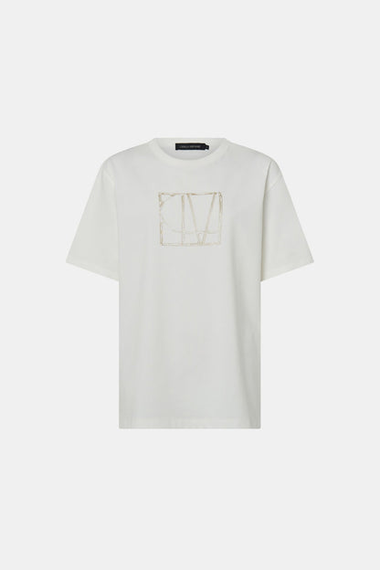 Camilla and Marc | Patina Monogram Tee - Soft White