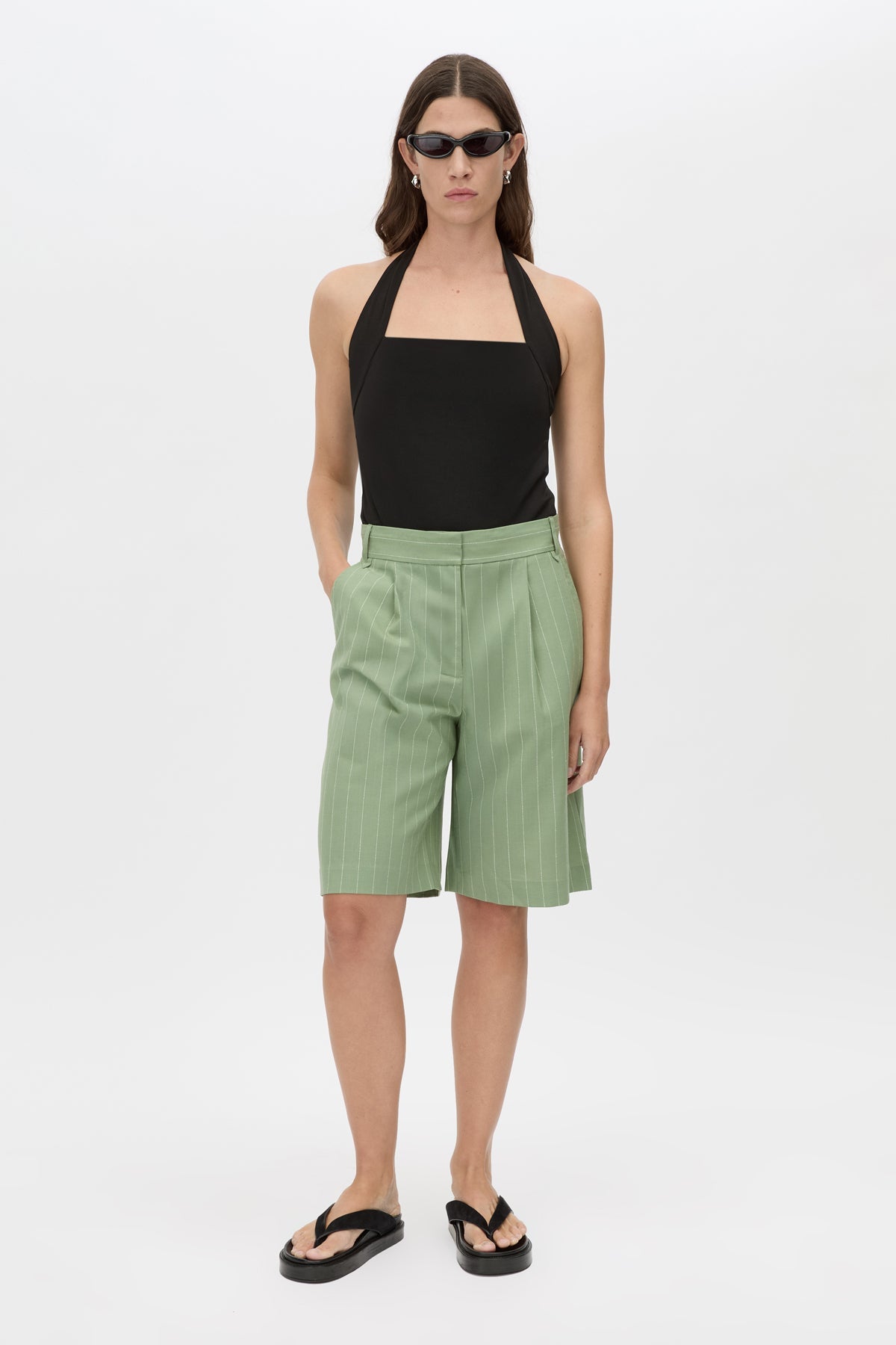 Camilla and Marc | Phoebe Halter Neck Bodysuit - Black