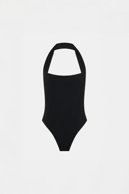 Camilla and Marc | Phoebe Halter Neck Bodysuit - Black