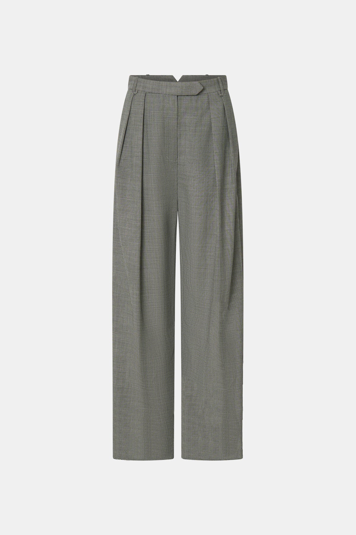 Camilla and Marc | Ren Pant - Charcoal Herringbone